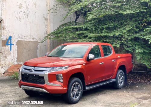 Xe bán bải Mitsubishi Triton tiêu chuẩn màu cam