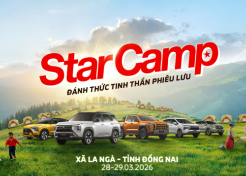 Star Camp sân chơi dã ngoại dành cho chủ xe Mitsubishi tại Việt Nam