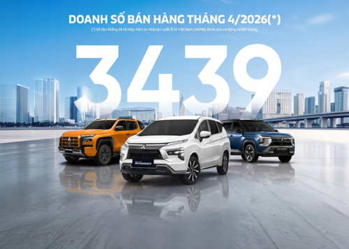 Mitsubishi Motors VIỆT NAM công bố kết quả bán hàng tháng 4/2026