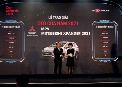 XPANDER ĐẠT GIẢI THƯỞNG “MPV CỦA NĂM 2021” TẠI LỄ TRAO GIẢI CAR AWARDS